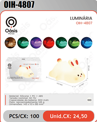 LUMINARIA PCS/CX: 100 Unid.CX: 24,50