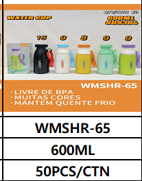 600ML UNID. CX: R$ 24,00 PCS/CX: 50