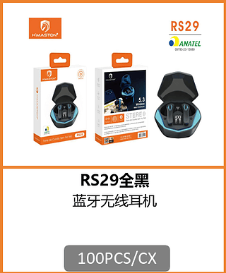 FONE BLUETOOTH 100PCS/CX R$:31,29