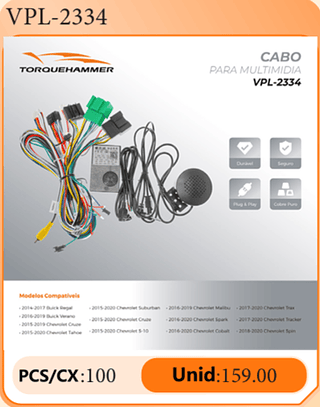 CABO PARA MULTIMIDIA PCS/CX:100 Unid:159.00