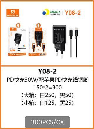 CARREGADOR LIGHTNING 300PCS/CX R$:15,64