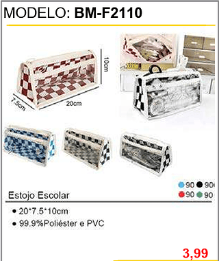 Estojo Escolar 360PCS/CX Unid.CX:5,00