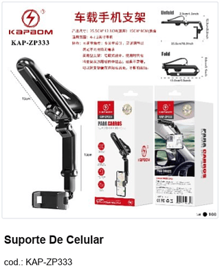 Suporte De Celular R$ 13,5 PC/CX:100