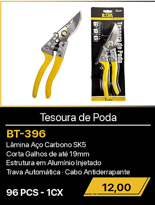 Tesoura de Poda 96PCS R$12,00