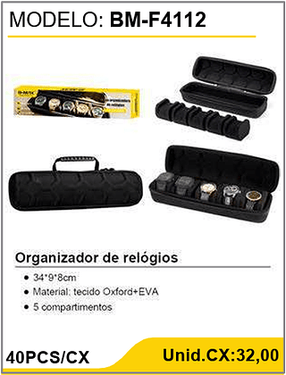 Organizador de relógios 40PCS/CX Unid.CX:32,00