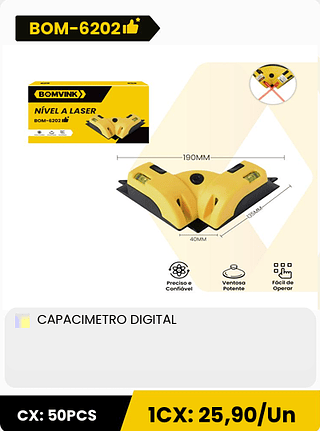CAPACIMETRO DIGITAL CX: 50PCS 1CX: 25,90/Un