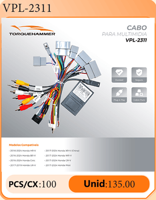 CABO PARA MULTIMIDIA PCS/CX:100 Unid:135.00