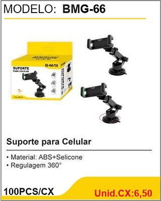 Suporte para Celular 100PCS/CX Unid.CX:6,50