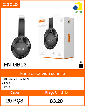 Fone de ouvido semfio - Caixa 20 PCS Preco Unitario 83,20