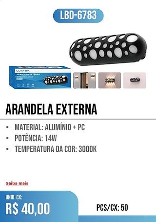 arandela externa 50pç=40$
