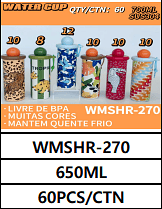 650ML UNID. CX: R$ 30,00 PCS/CX: 60