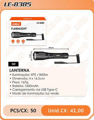 LANTERNA 50PÇ=42$