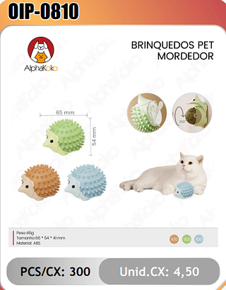 BRINQUEDOS PETMORDEDOR PCS/CX:300 Unid.CX: 4,50