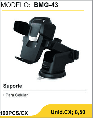 Suporte 100PCS/CX Unid.CX; 8,50