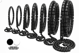 ORGANIZADOR DE CABOS 1,5 Metros – 10mm 200 PCTS - 1CX R$3,50