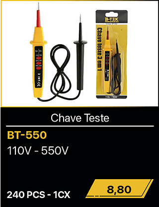 Chave Teste 240PCS R$8,80