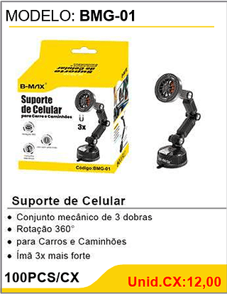 Suporte de Celular 100PCS/CX Unid.CX:12,00