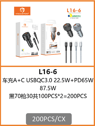 CARREGADOR VEICULAR TPC-TPC 200PCS/CX R$:16,76