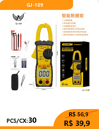 BRAÇADEIRA PCS/CX:30 R$ 39,9