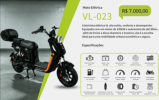 Moto Eletrica R$ 6300.00