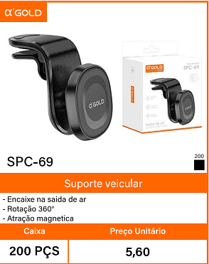 Suporte veicular - Caixa 200 PCS Preco Unitario 5,60
