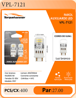 FAROL AUXILIARDE LED PCS/CX:400 Par:27.00