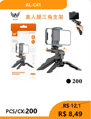 SUPORTE PCS/CX:200 R$ 8,49