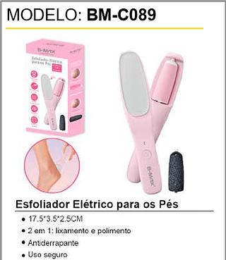 Esfoliador Elétrico para os Pés 60PCS/CX Unid.CX: 16,00