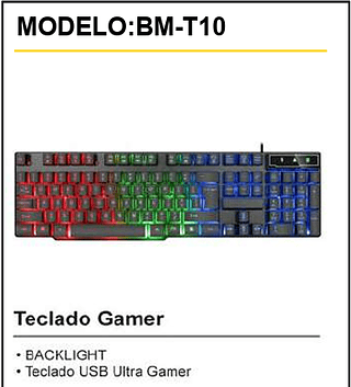 Teclado Gamer 30PCS/CX Unid.CX: 27,00