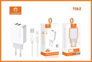 CARREGADOR LIGHTNING 2USB -4.1A 300PCS/CX R$:8,37