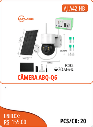 ICSEE CAMERA ABQ-Q6 UNID.CX:RS 155.00 PCS/CX:20