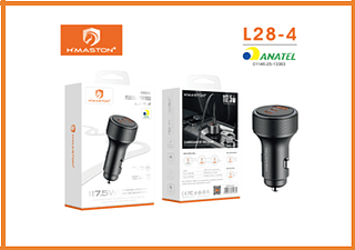 FONTE VEICULAR USB+2TIPO C 200PCS/CX R$:19