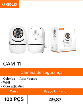Camera de seguranga Caixa 100 PCS Preco Unitario 49,87