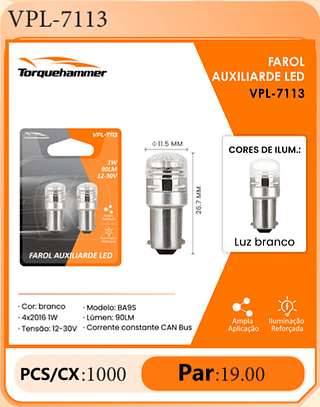 FAROL AUXILIARDE LED PCS/CX:1000 Par:19.00